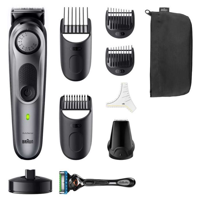 ПРОМО Нов Тример за Коса и Брада Braun Beard Trimmer Series 7 Гаранция