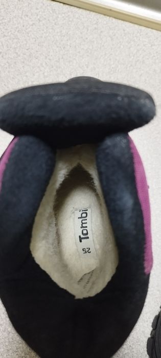 Зимние сапожки на девочку tombi 25p.