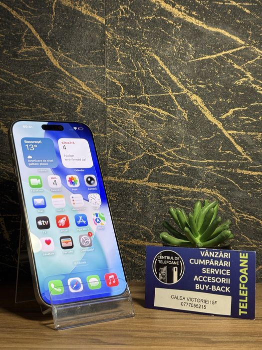 Iphone 16 Pro Max/256GB/Garantie 2 ani Centrul de Telefoane/rate