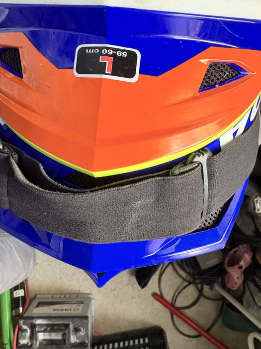 Casca Jopa moto sau dowhnhill bike măsura L cu ochelari Oakley