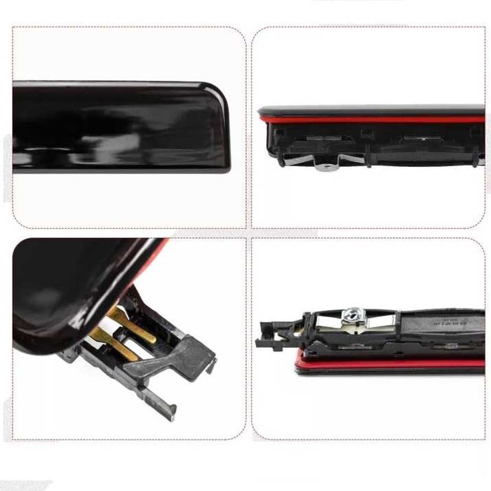 LED трети стоп за VW Caddy III (2004–2015) – опушен, червен, 12V