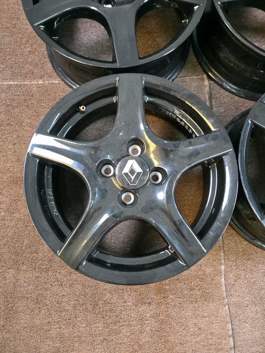 4 Jante Aliaj 4x100 15'' 5.5J ET 40 - Renault Clio Twingo / Dacia Logan Sandero Dokker