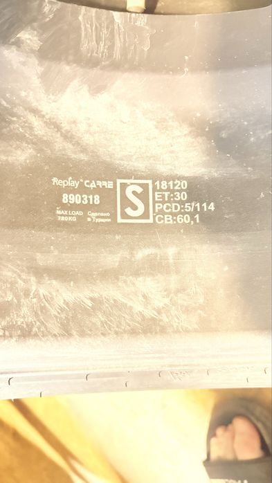 Диски raplay B318 разболтовка 5-112