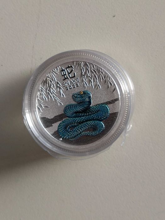 Сребърни монети от "Lunar series", 1 oz, 1/2 oz,Австралия