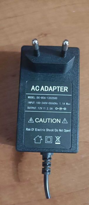 AC Adapter питания 12v 2.5 Ампера