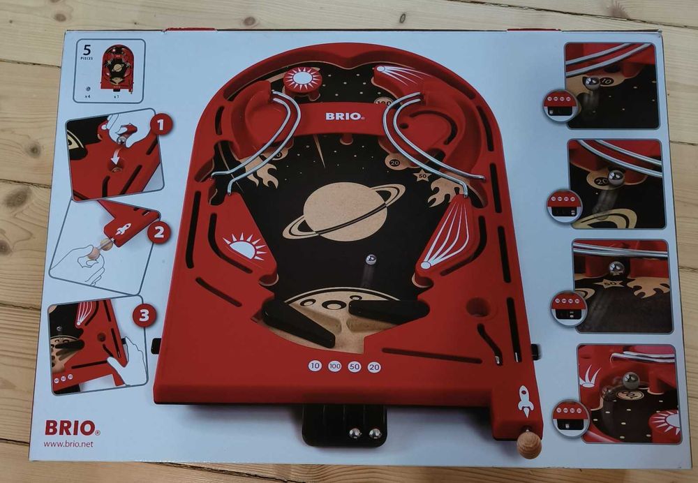 Флипер BRIO игра с топчета