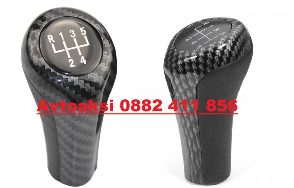 Топка за скоростен лост БМВ/BMW 5/6ск. Карбон