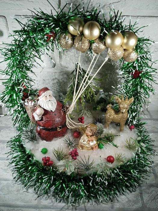 Новогодняя подделка в садик, школу