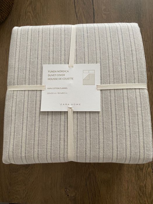 Zara Home-Husă de plapumă/ Cearșaf saltea Noi cu eticheta