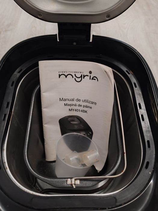 Masina de paine Myria MY4014BK, 900 grame, 12 programe, 550W, negru

Estimat livrare în: Braşov

Ridicare personală din:
easybox Star
începând de Mier