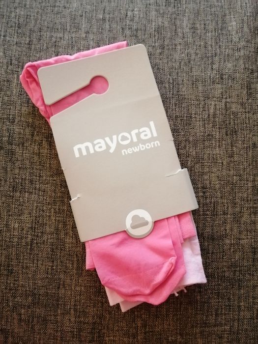Бебешки чорапогащник Mayoral, 2 бр.,размер 6-12м.