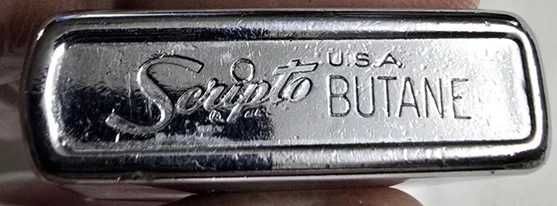 Bricheta americana clasica Scripto 1960 gaz butan SUA USA de colectie