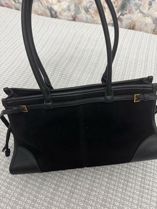 Сумка натуральная замша