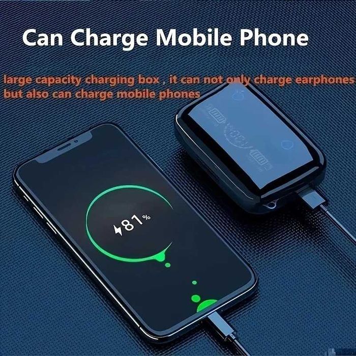 Bluetooth слушалки със сензорни бутони и мощен бас