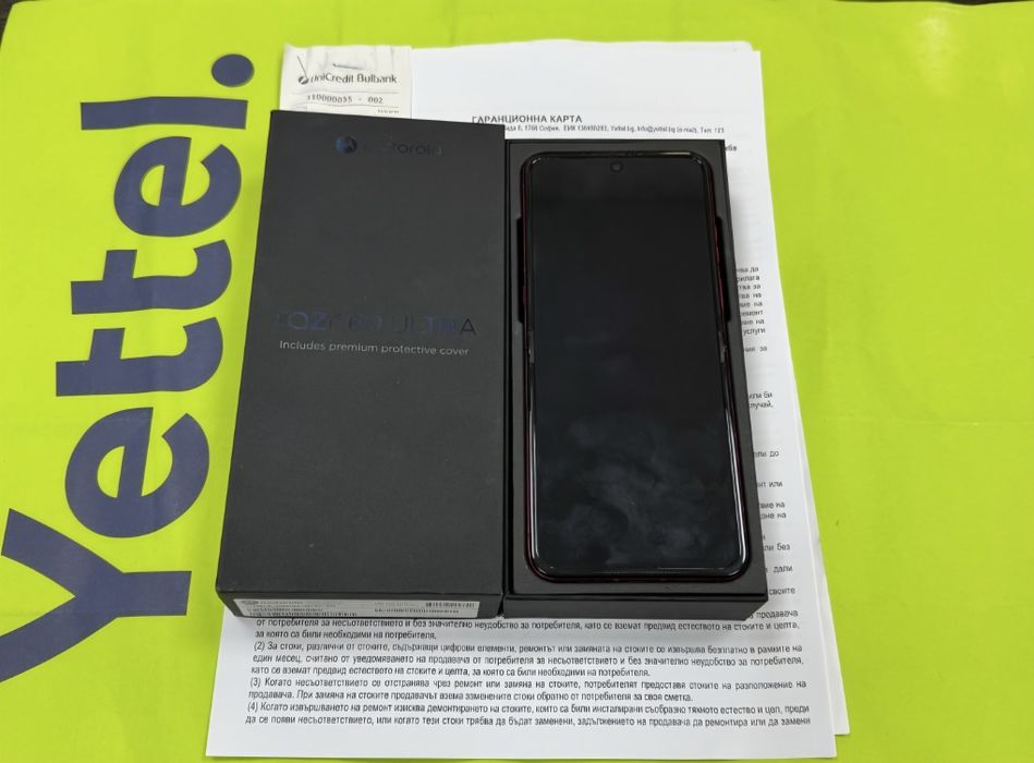 512GB Motorola Razr 60 Ultra Yettel Гаранция 2029г. Pink / Розов