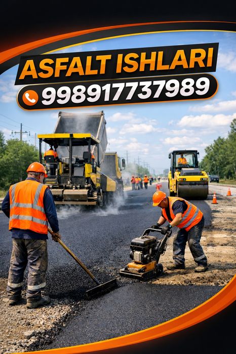 Asfalt ishlari |Асфальт ишлари
