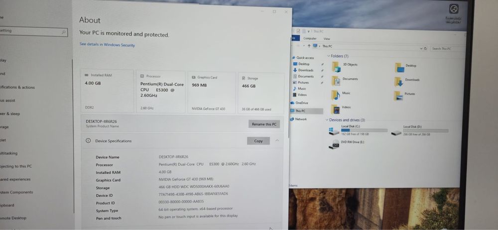 Unitate Asus , Intel dual core, 4Gb RAM, 500Gb stocare, Nvidia 1Gb