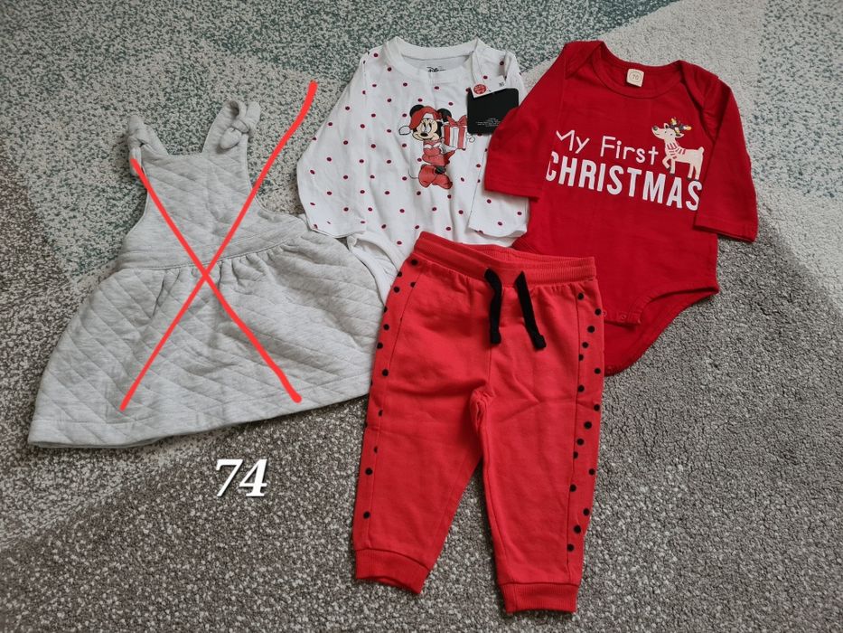 Lot haine bebe fetita NOI, marimi 62 74 80