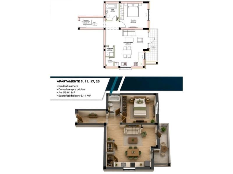 Apartamente noi 2 si 3 camere - Oasis Premium Park Livezeni