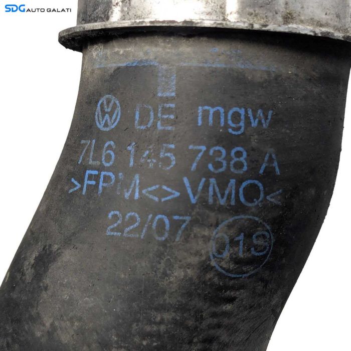 Furtun Conducta Intercooler Volkswagen Touareg 3.0 TDI 2002 - 2010 Cod 7L6145738A [LR2690]