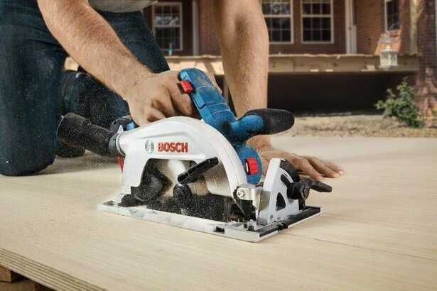 Акумулаторен циркуляр Bosch GKS 185-LI , 18 V, 165 мм, без батерия и зарядно устройство
