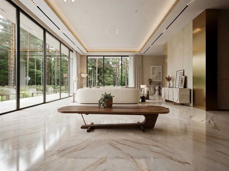 Masa de cafea premium lemn masiv Ulm si Nuc - Design de lux Unicat