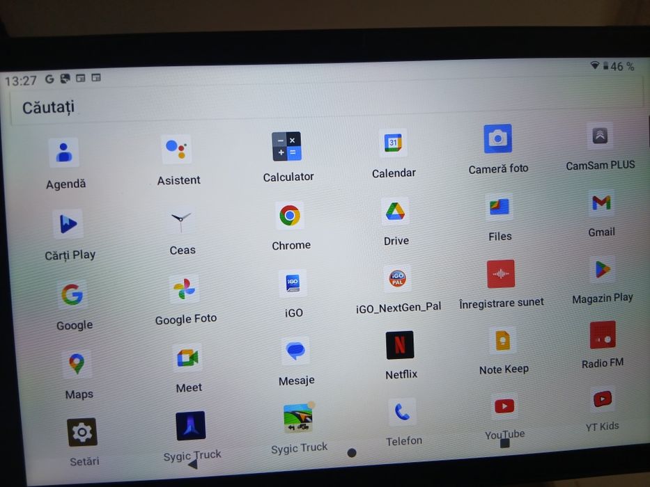 Tableta.  Navi track
