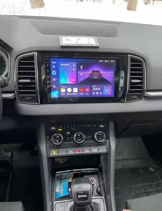 Navigație Android CarPlay Skoda Kodiaq, Karoq 2017-2025