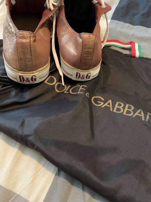 D&G  originali tenisi aurii 43
