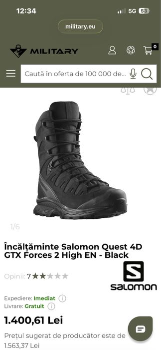 Ghete Salomon Quest 4D Forces