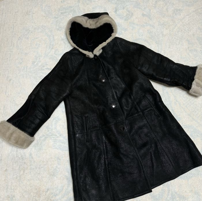 Супертеплая женская дубленка