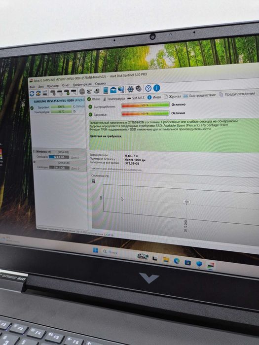 HP Victus Gaming Core i5-13420H RTX 3050 6GB  8/512gb