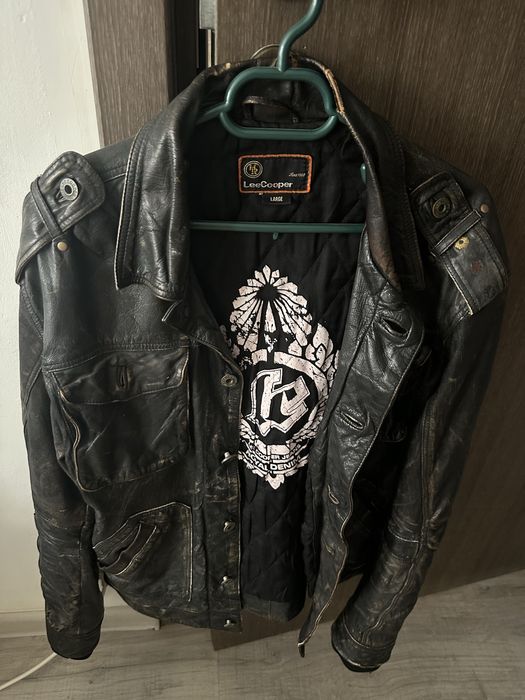 Vand geaca piele model unic