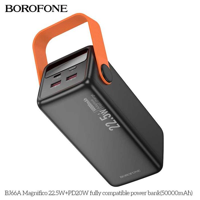 Borofone BJ66A Magnifico Power Bank 50000mAh PD20W+22.5W For iPhone 16