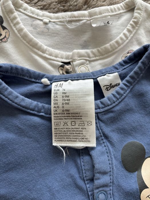 Бебешки ромпъри H&M 6-9м