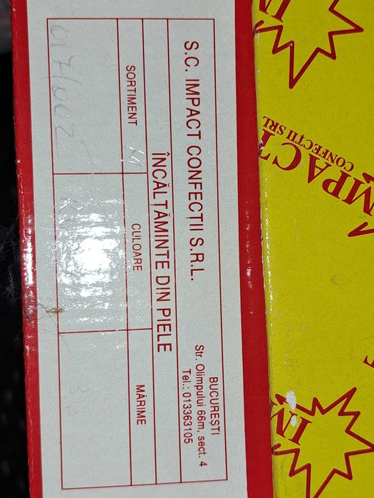 Vand pantofi dama, 36, piele, productie romaneasca, varf ascutit, roz