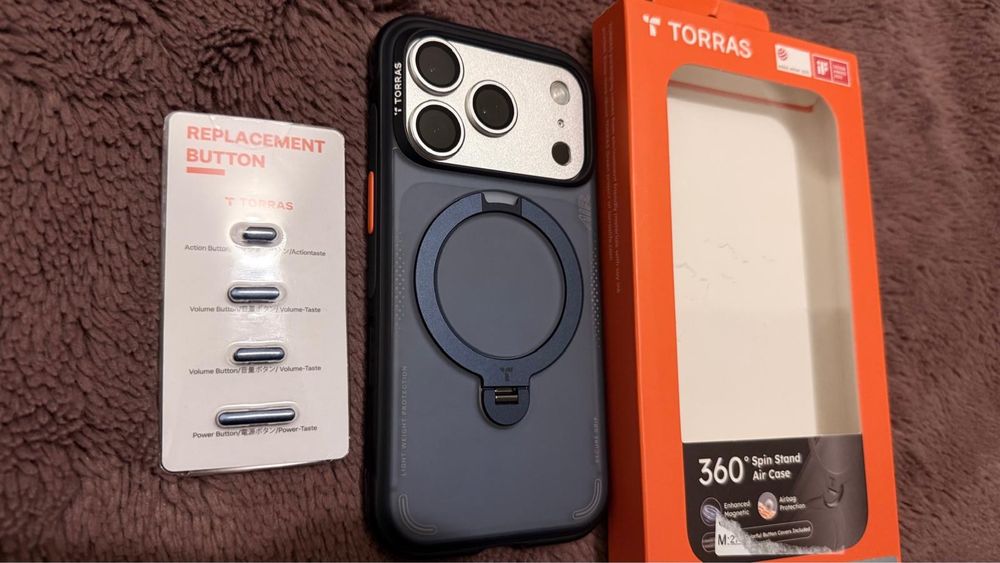 NOU LA CUTIE Husa pentru iPhone 18 Pro / iPhone 17 Pro Torras Ostand Q3 Air Series