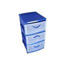 Dulap plastic 3 sertare din plastic imitatie ratan alb:
Inaltime: 69 c