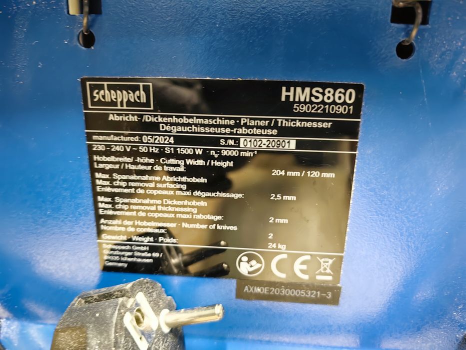 Абрихт – Щрайхмус 1500W Scheppach HMS860