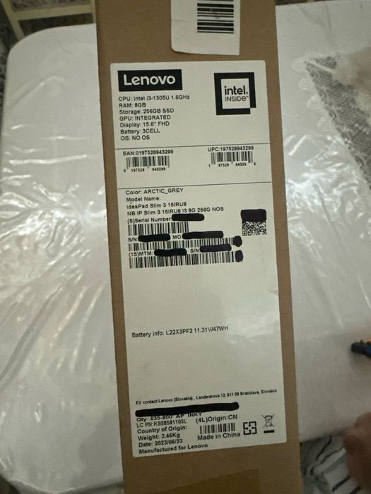 lenovo idea pad core i3 slim3