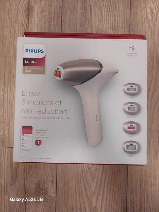 Фотоепилатор IPL Philips Lumea Seria 9000 BRI958/00 и защитни очила