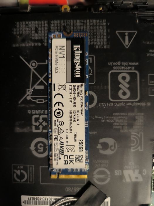 SSD 256GB NVMe M.2