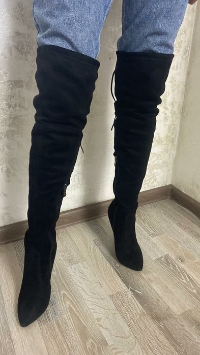 Батфорты замшевые.