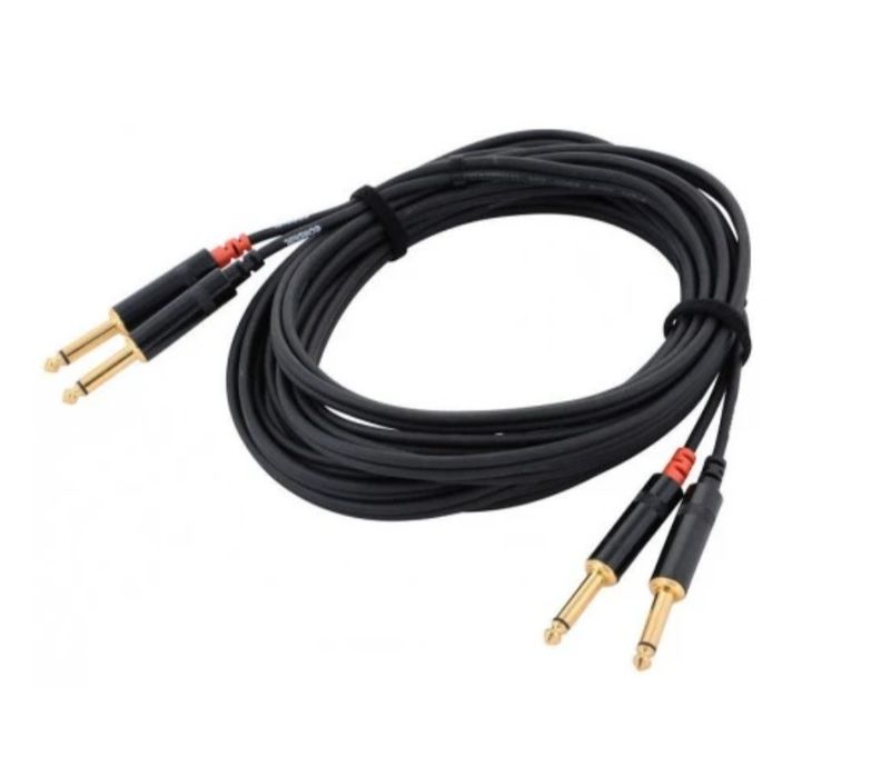 Vand Cordial cablu stereo  4 conectori Jack mare mono la ambele capete