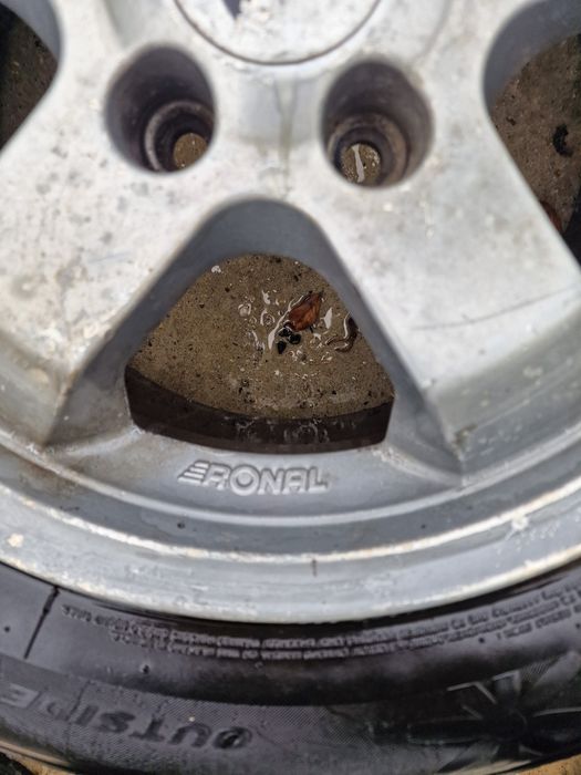 Jante aluminiu pe 15 Ronal 5×112 Vw,Skoda