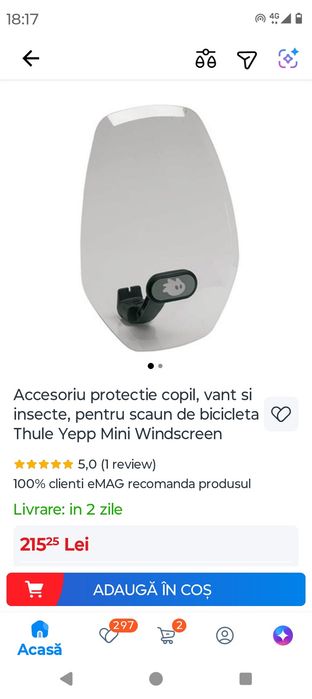 Accesoriu protecție vânt și insecte scaun de copil