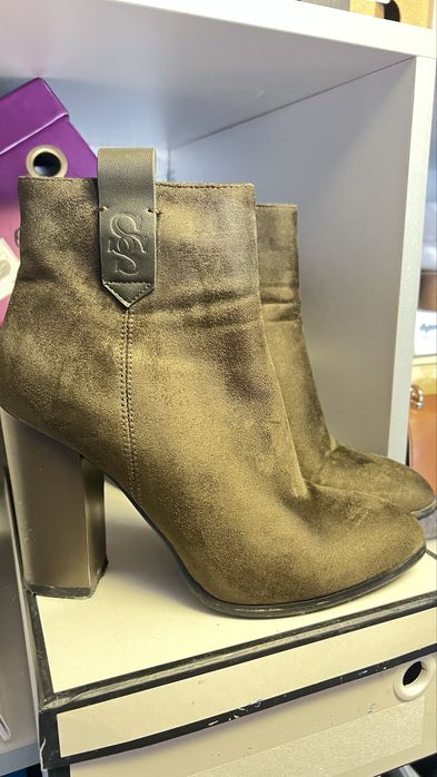 Бательоны, замша 38 размер