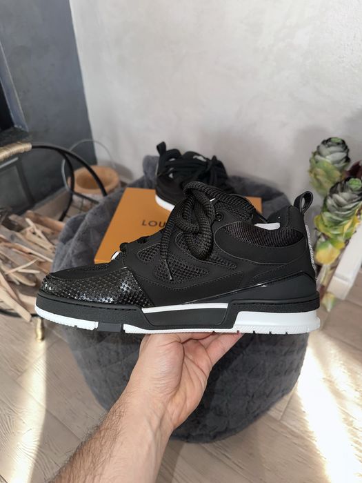 Louis Vuitton LV Skate Sneakers Black White