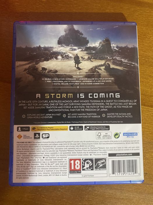 Ghost of Tsushima Directors cut PS5