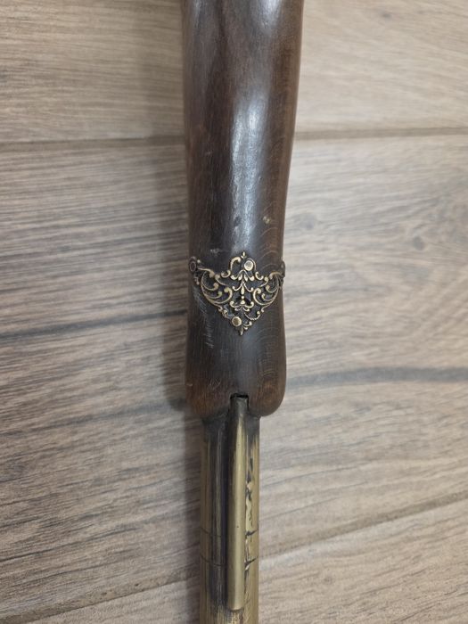 Pistol flinta de panoplie arma de foc veche